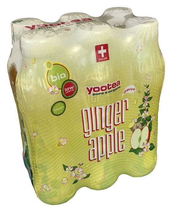 Yootea Ginger Apple 50 cl PET 6-Pack (auf Anfrage – kein Rückgaberecht)