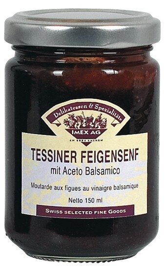 Tessiner Feigensenf mit Aceto Balsamico 150 ml IMEX