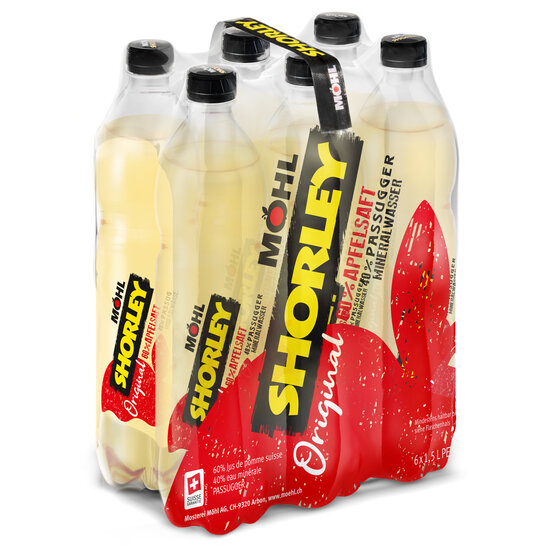 Shorley Möhl (60% Apfelsaft + 40% Passugger) 1.5 L PET EW 6-Pack