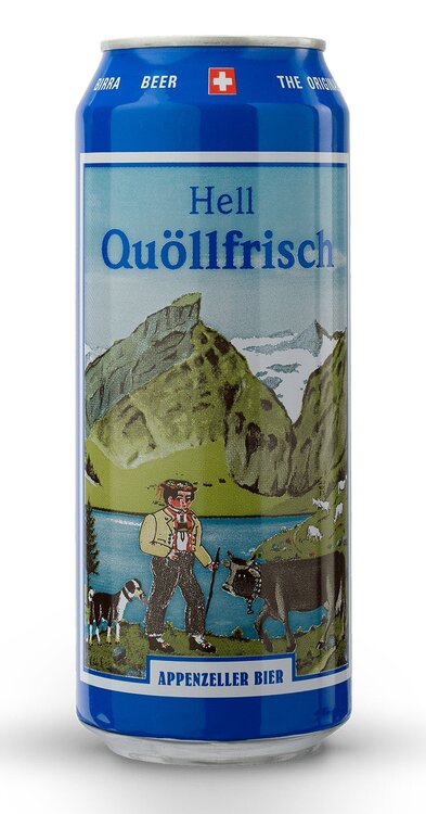 Appenzeller Quöllfrisch Hell 50 cl Dose 6-Pack