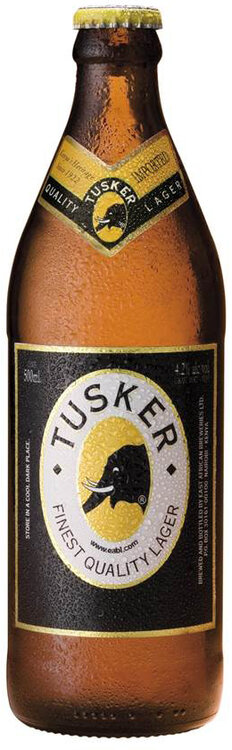 Tusker Lager 4.2% EW Flasche (auf Anfrage)