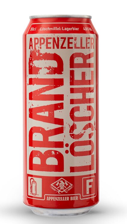 Appenzeller Brand Löscher Bier 50 cl Dose
