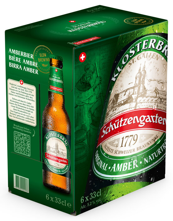 Schützengarten Klosterbräu Amberbier 33 cl EW 6er-Pack (auf Anfrage)