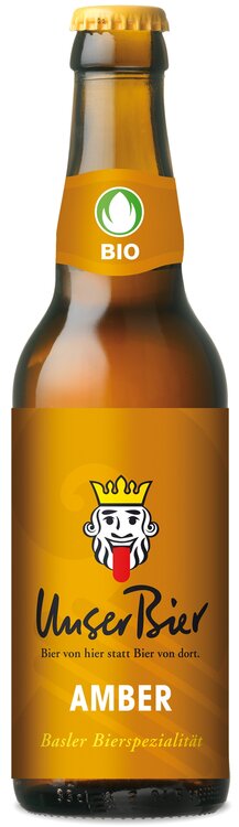 Unser Bier Amber EW Flasche Brauerei Unser Bier Basel, 6-Pack 