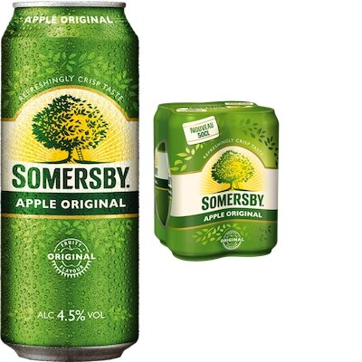 Somersby Apple Cider 50 cl Dose, 4-Pack