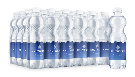 Knutwiler Mineral blau mit Kohlensäure 50 cl PET EW 