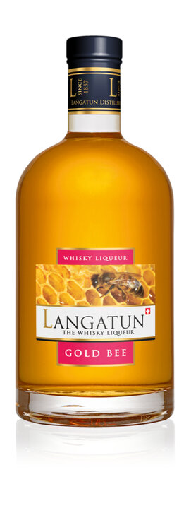 Gold Bee Whisky Liqueur Langatun Swiss Premium 28°