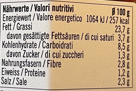 Paté aus scharfen Peperoncino 100 g