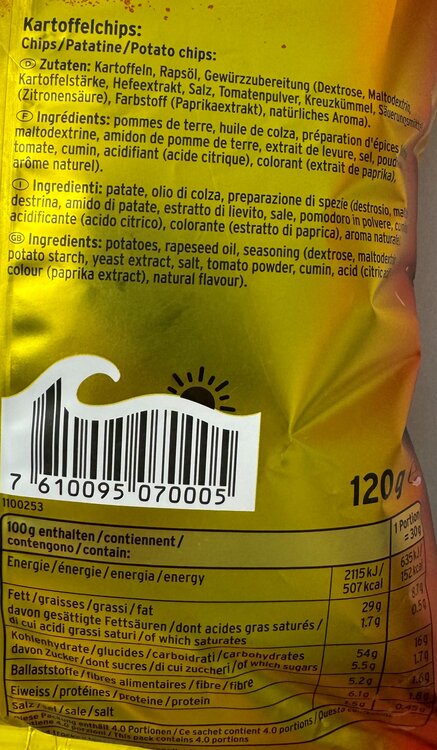 Zweifel Wave inferno 120g