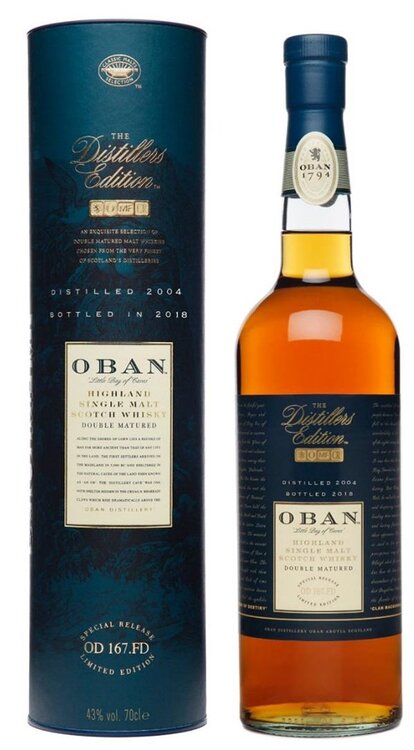 Whisky Oban Distillers Edition Highland-Western (solange Vorrat, voraussichtlich ab Mitte Dezember wieder verfügbar)