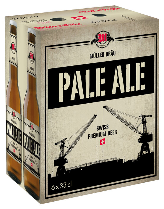 Müller Bräu Pale Ale Swiss Premium Beer 6-Pack EW (solange Vorrat)