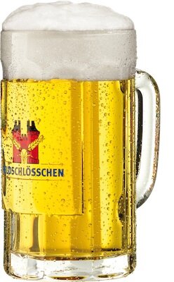 Gläser Feldschlösschen Henkelglas 1 Liter (Art-Nr. 115078) Masskrug
