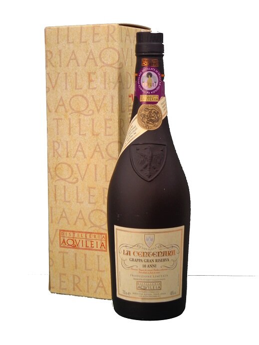 Grappa Aquileia La Centenaria Gran Riserva 10 anni (solange Vorrat)
