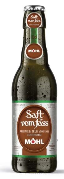 Möhl Saft vom Fass TRÜB alkoholfrei 0.5% 33 cl EW 8-Pack