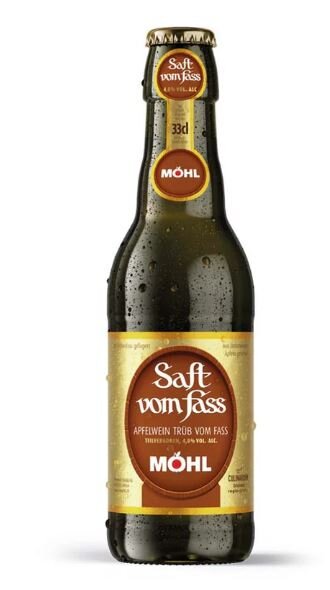 Möhl Saft vom Fass TRÜB 33 cl EW 8-Pack