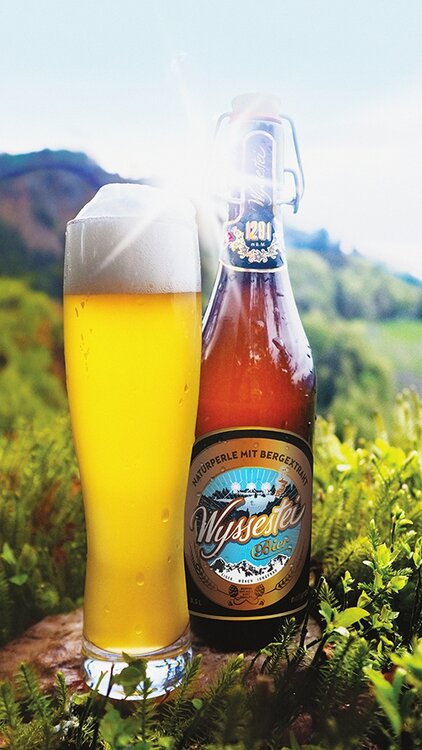 Wyssestei Bier (Naturtrüb) Bügelflasche Depot -.50 (auf Anfrage)
