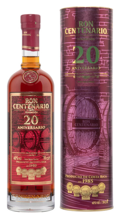 Rum Centenario 20 Años Fundacion Solera (solange Vorrat, kein neuer Liefertermin bekannt)
