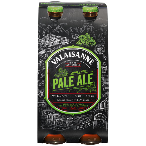 Valaisanne Pale Ale 33 cl EW Flasche 4-Pack