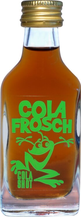 Cola Frosch Liqueur mit Colaaroma