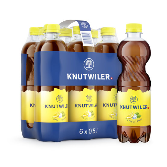 Knutwiler Eistee Zitrone 50 cl PET EW 6-Pack