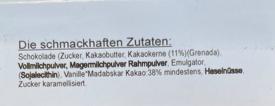 Bruchschoggi Noisette Eichberg 140g