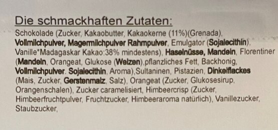 Bruchschoggi Variation Chocolat Eichberg 140g