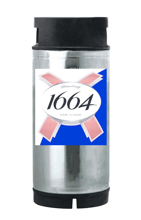 1664 Kronenbourg Bière BLANC 20 L Tank Depot 50.- 