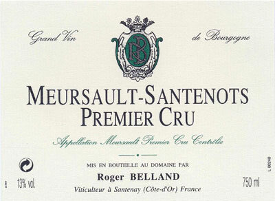 Meursault blanc Santenots 1er Cru Domaine Roger Belland