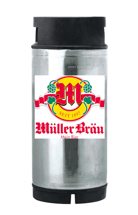 Müller Bräu Red Porter Ale Swiss Premium Beer Alu-Tank 20 L