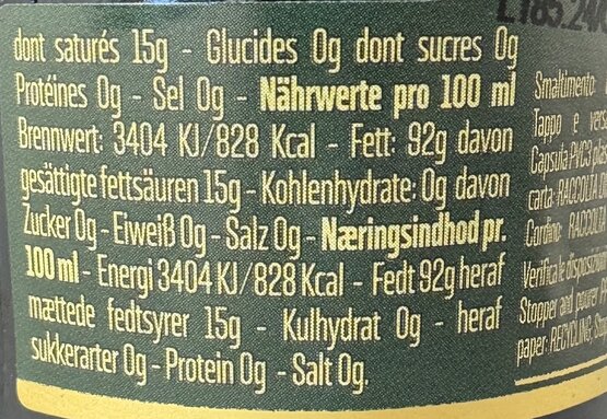 Olivenöl Riviera Ligure DOP 100 ml