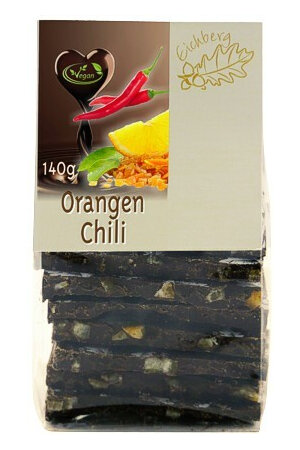 Bruchschoggi Orangen Chili Eichberg 140g
