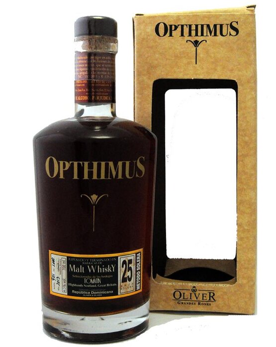 Rum Opthimus 25 years "Whisky Barrel Finish" (solange Vorrat, kein neuer Liefertermin bekannt)
