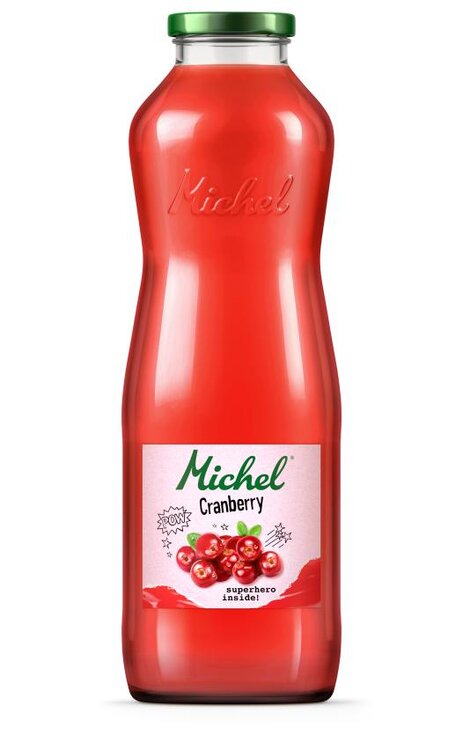 Michel Cranberry 1 L Glas MW 6er Harass
