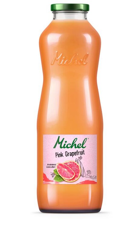 Michel Pink Grapefruit 1 L Glas MW 6er Harass