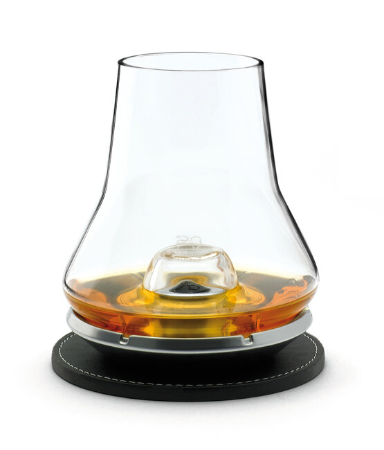 Whisky Glas mit kühlendem Sockel