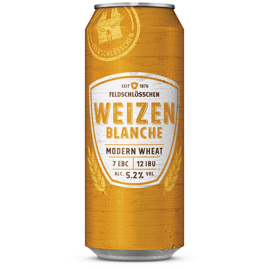 Feldschlösschen Weizen / Blanche 50 cl Dosen 4-Pack