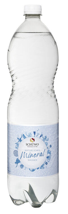 SCHÜWO Mineralwasser weiss OHNE Kohlensäure 1.5 L PET EW 6-Pack (erst wieder ab 03.06.2026)
