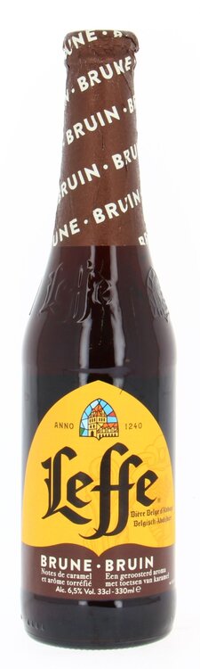 Leffe Brune Bier EW Belgien