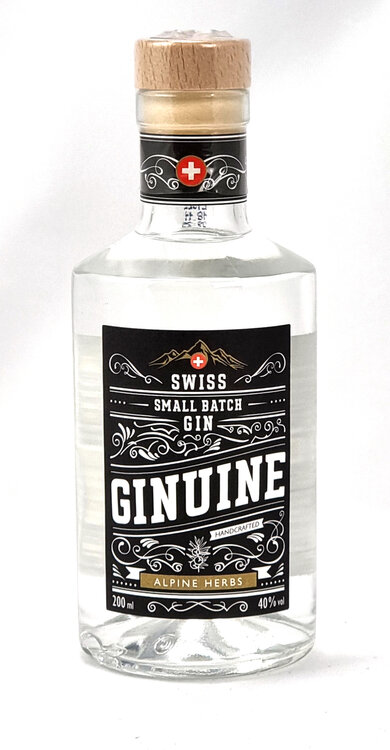 Gin Ginuine Alpine Herbs Swiss Small Batch Gin
