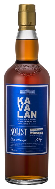 Whisky Kavalan Solist Vinho Barrique Single Malt Taiwan