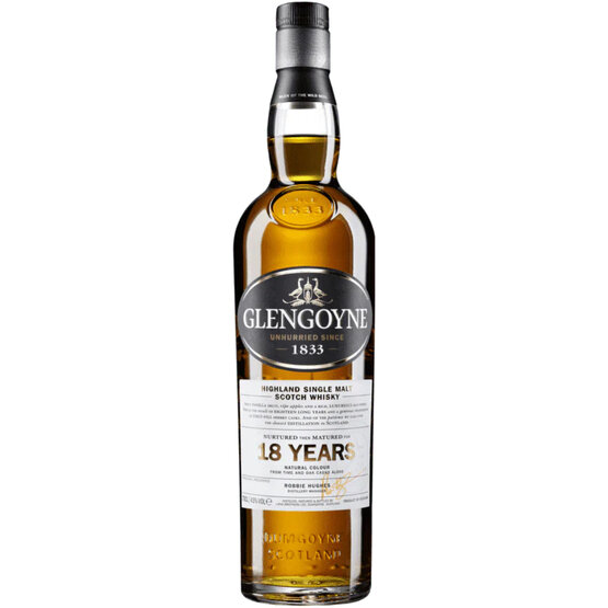 Whisky Glengoyne 18 years Single Highland Malt (auf Anfrage)