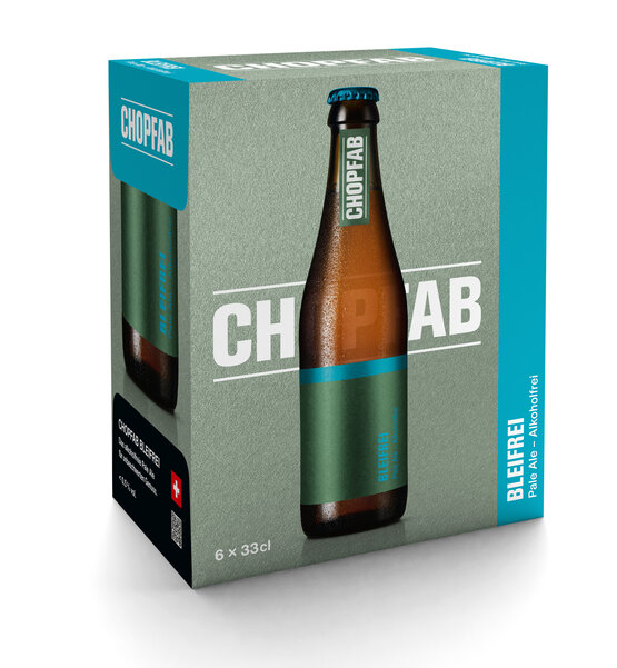 Chopfab BLEIFREI Pale-Ale alkoholfrei 0.5% EW-Flasche 6-Pack