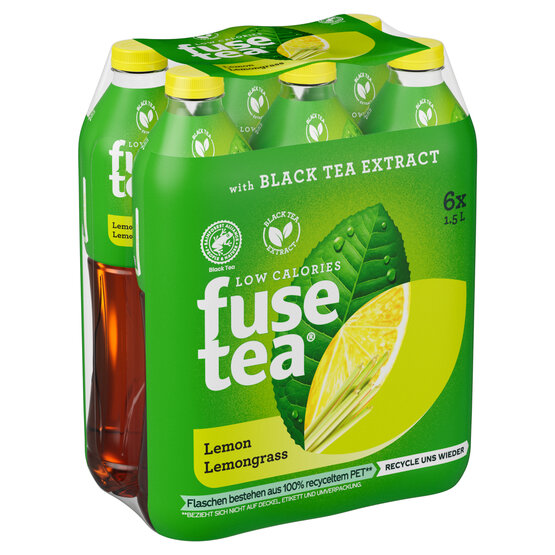 Fusetea Lemon Lemongrass EW PET 1.5 L 6-Pack