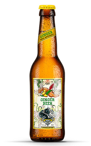 Appenzeller Ginger Beer 33 cl EW Flasche, 6-Pack (K4x6) 