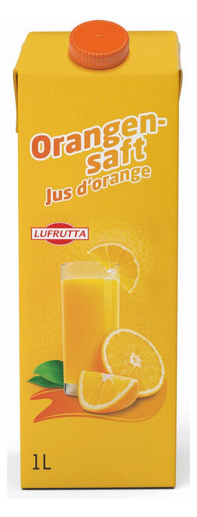Lufrutta Orangensaft 12-Pack 1 L Tetra Edge® DAUERTIEFPREIS