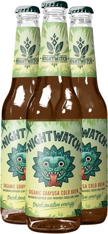 Guayusa Nightwatch Energy Drink 33 cl EW-Flasche (Zur Zeit nicht Lieferbar)