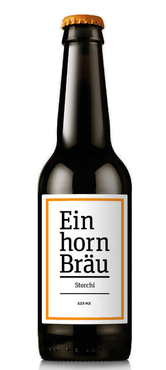 Einhorn Storchi Rhabarber Biermix 6-er Einweg (auf Anfrage)