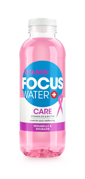 Focuswater Care Mirabelle & Rhabarber PET, 6-Pack