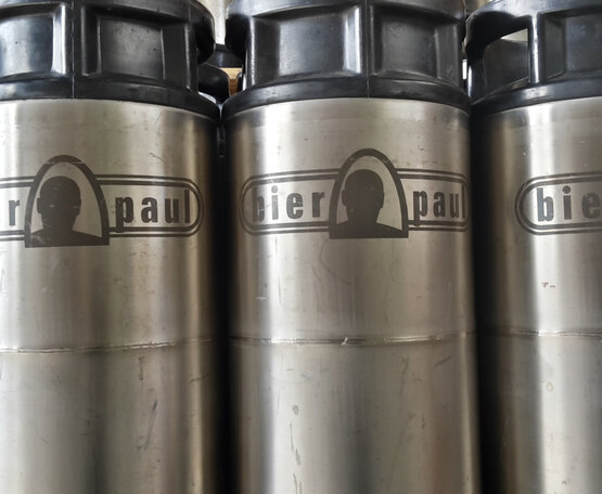Bier Paul 04 Sommerbier Tank 20 L Depot Fr. 50.-- (Saisonprodukt) (auf Anfrage)
