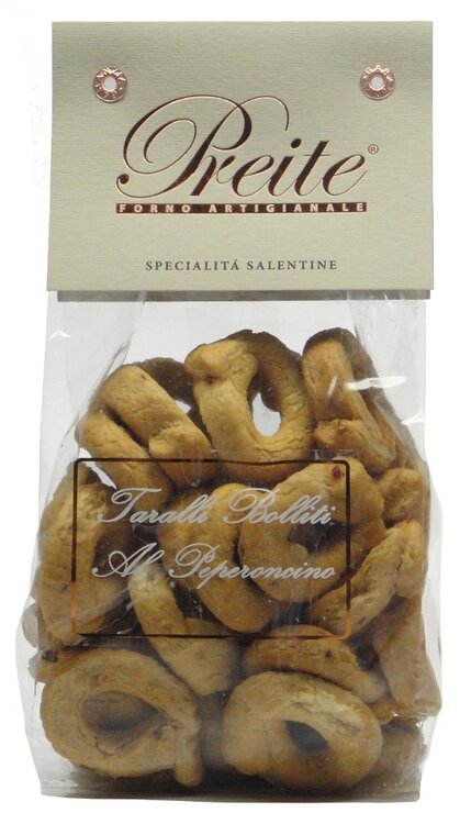 Taralli Bolliti al Peperonicino Preite 200 g